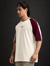 Bound Cream Half Sleeve T-Shirt