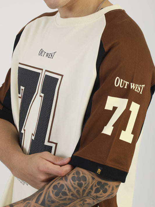 Argentina Cream Half Sleeve T-Shirt
