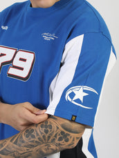 Houston Royal Blue Half Sleeve Tshirt
