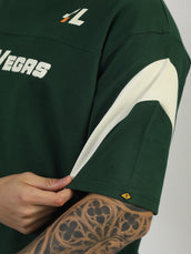 Las Vegas Bottle Green Half Sleeve T-Shirt