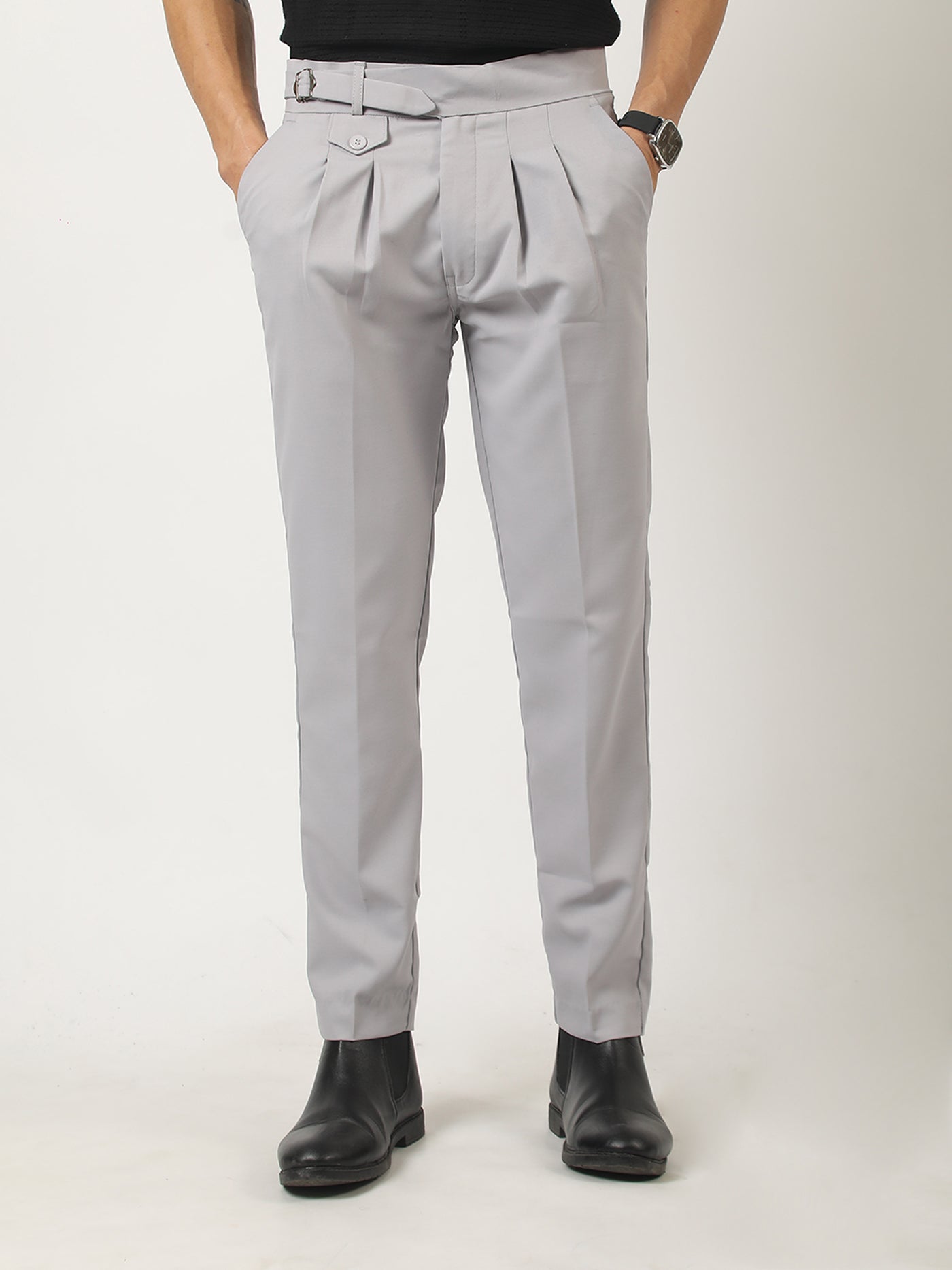 Light Grey Gurkha Trouser