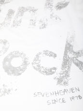 Rock White Half Sleeve T-Shirt