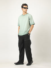 Positive Berly Green Half Sleeve T-Shirt
