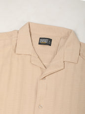 Matrix Knit Butterscotch Half Sleeve Shirt
