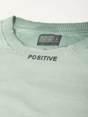 Positive Berly Green Half Sleeve T-Shirt