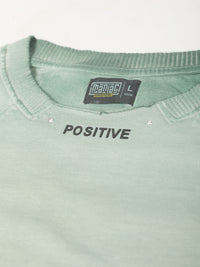 Positive Berly Green Half Sleeve T-Shirt
