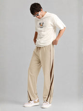 Athletic Tape Biscuit Baggy Fit Trackpant