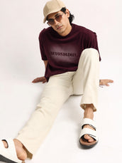 Beyond Limit Brown Half Sleeve T-Shirt
