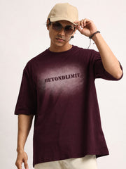 Beyond Limit Brown Half Sleeve T-Shirt