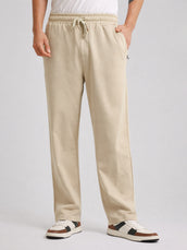 Canvas Baggy Fit Biscuit Track Pant