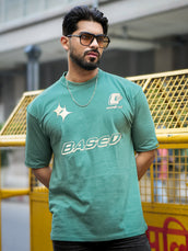 Based Berly Green Half Sleeve T-Shirt