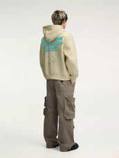 Noise Beige Full Sleeve Sweatshirt