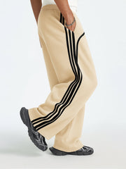 Baggy Fit Side Taped Biscuit Pant