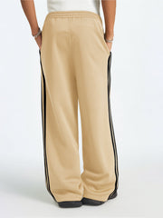 Baggy Fit Side Taped Biscuit Pant