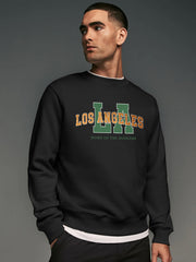 LosAngles Black Full Sleeve Sweatshirt