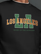 Los Angeles Black Full Sleeve Sweatshirt