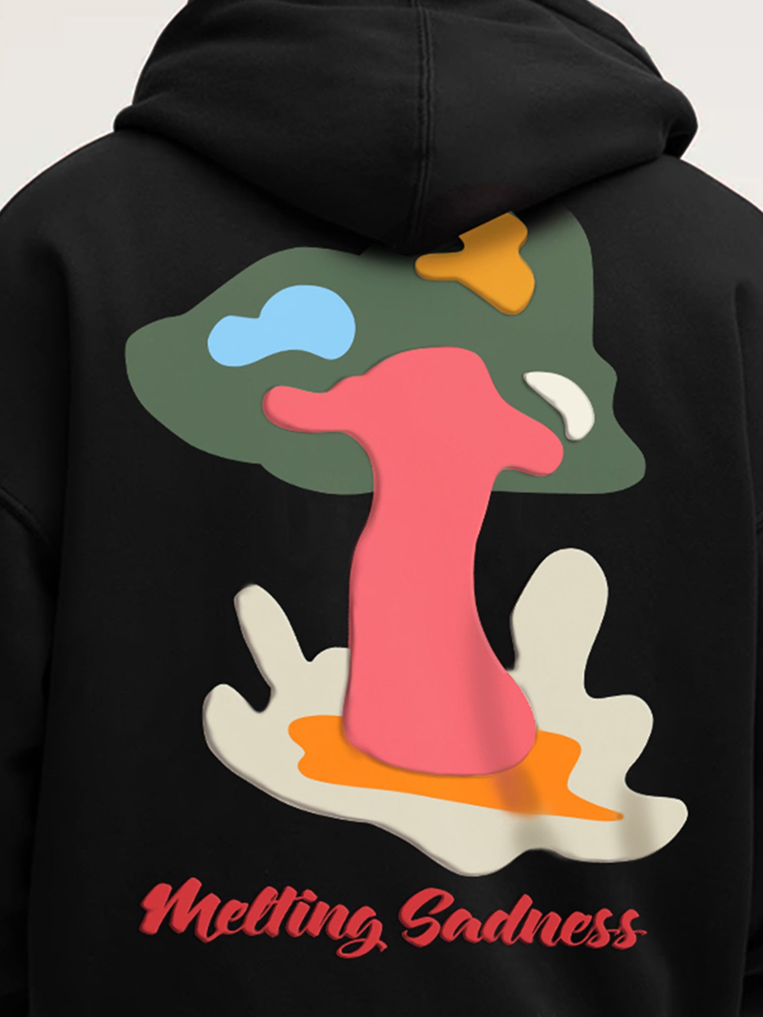 Mushroom Black Sweatshirt