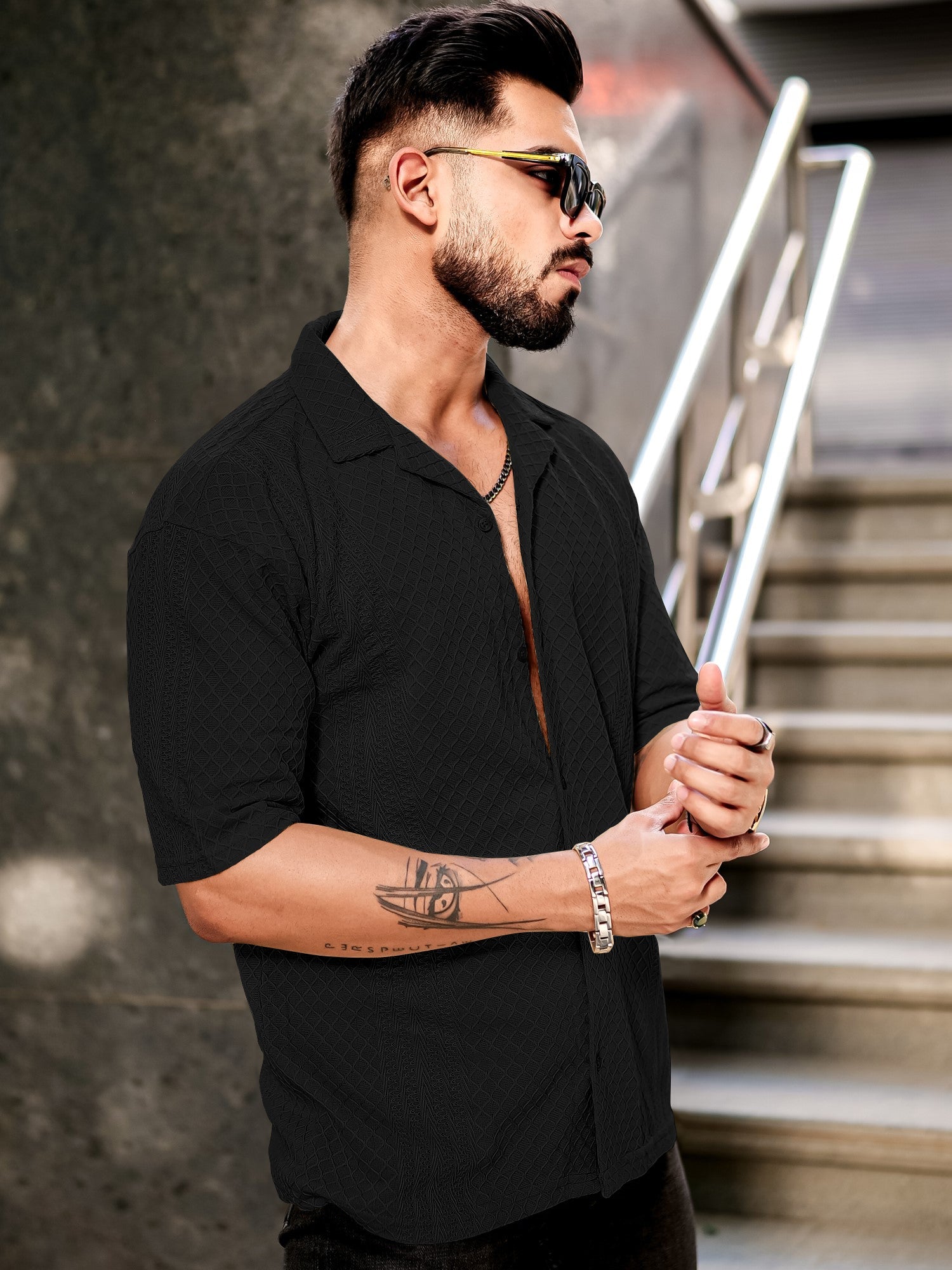 Cubic Black Shirt