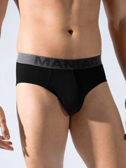 Cotton Black Brief