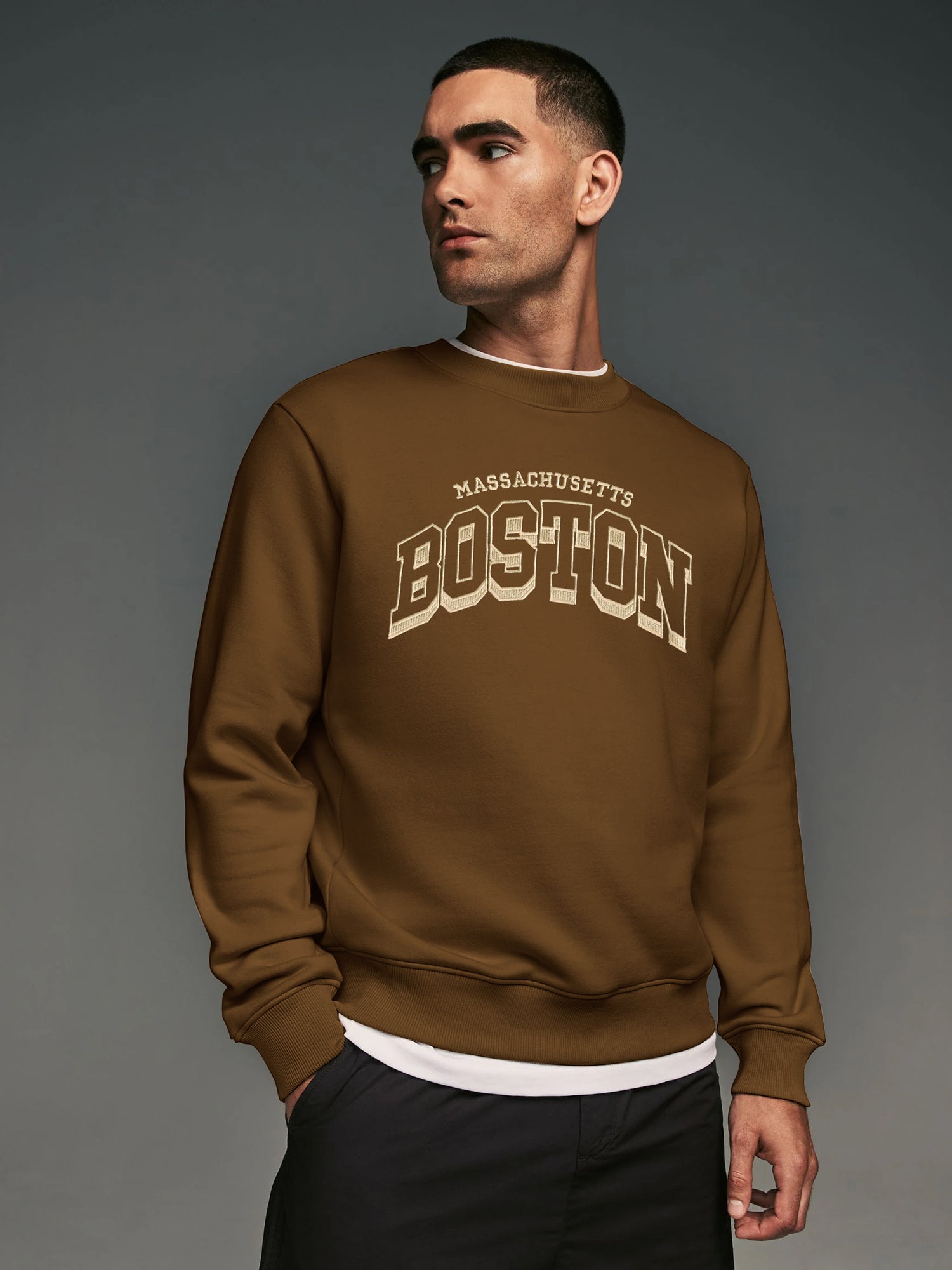 Boston Brown Sweatshirt