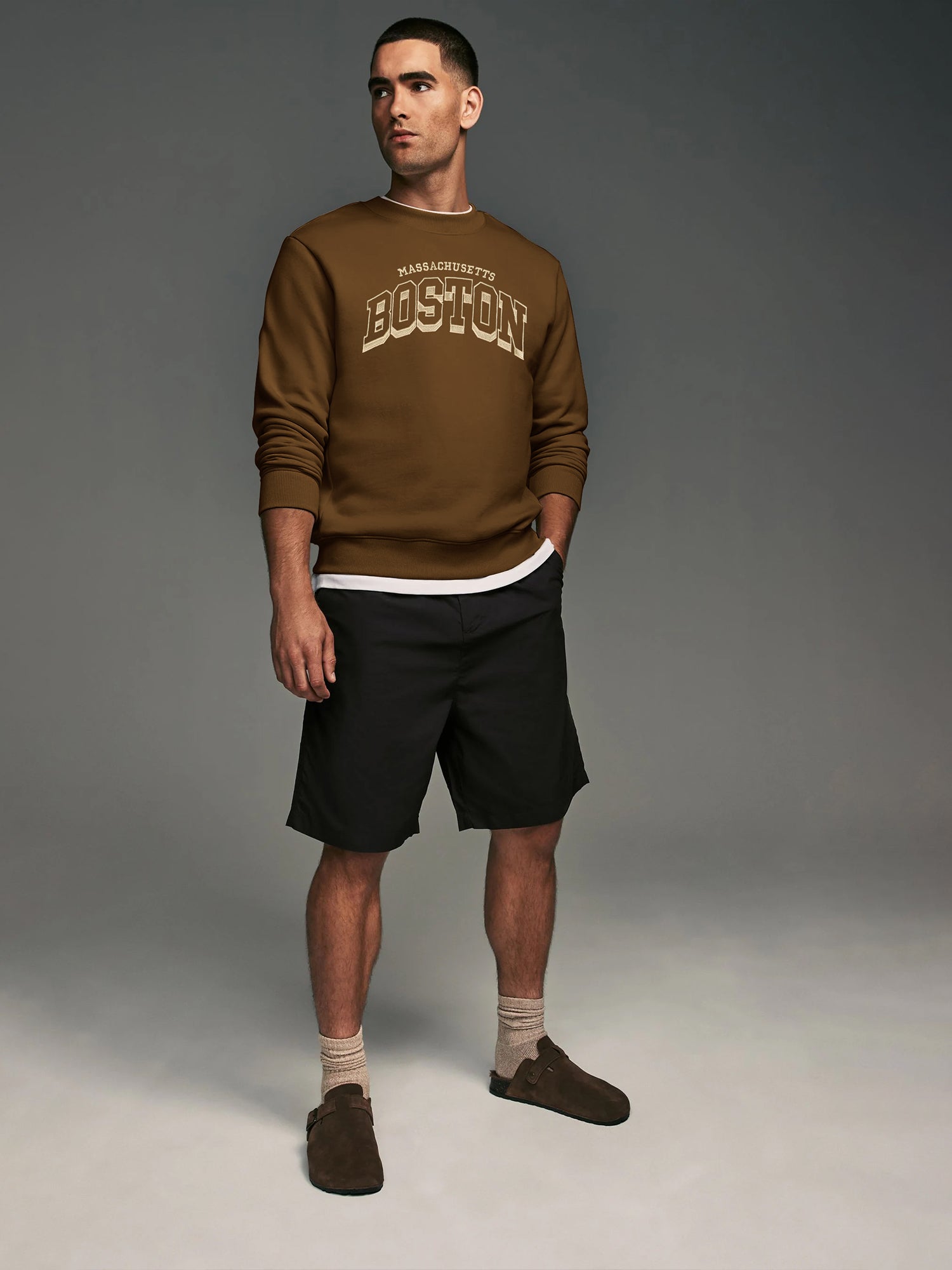 Boston Brown Sweatshirt