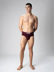 Modal Burgundy Brief