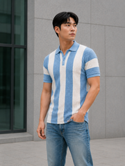 Blue Oversized T Shirt Men | Flatknit