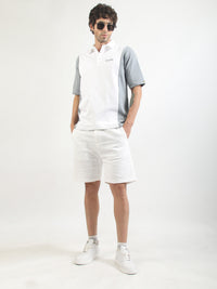 Houston White, Grey Half Sleeve Polo T-shirt