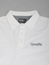 Houston White, Grey Half Sleeve Polo T-shirt