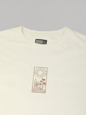Nomad Cream, Brown Half Sleeve T-Shirt