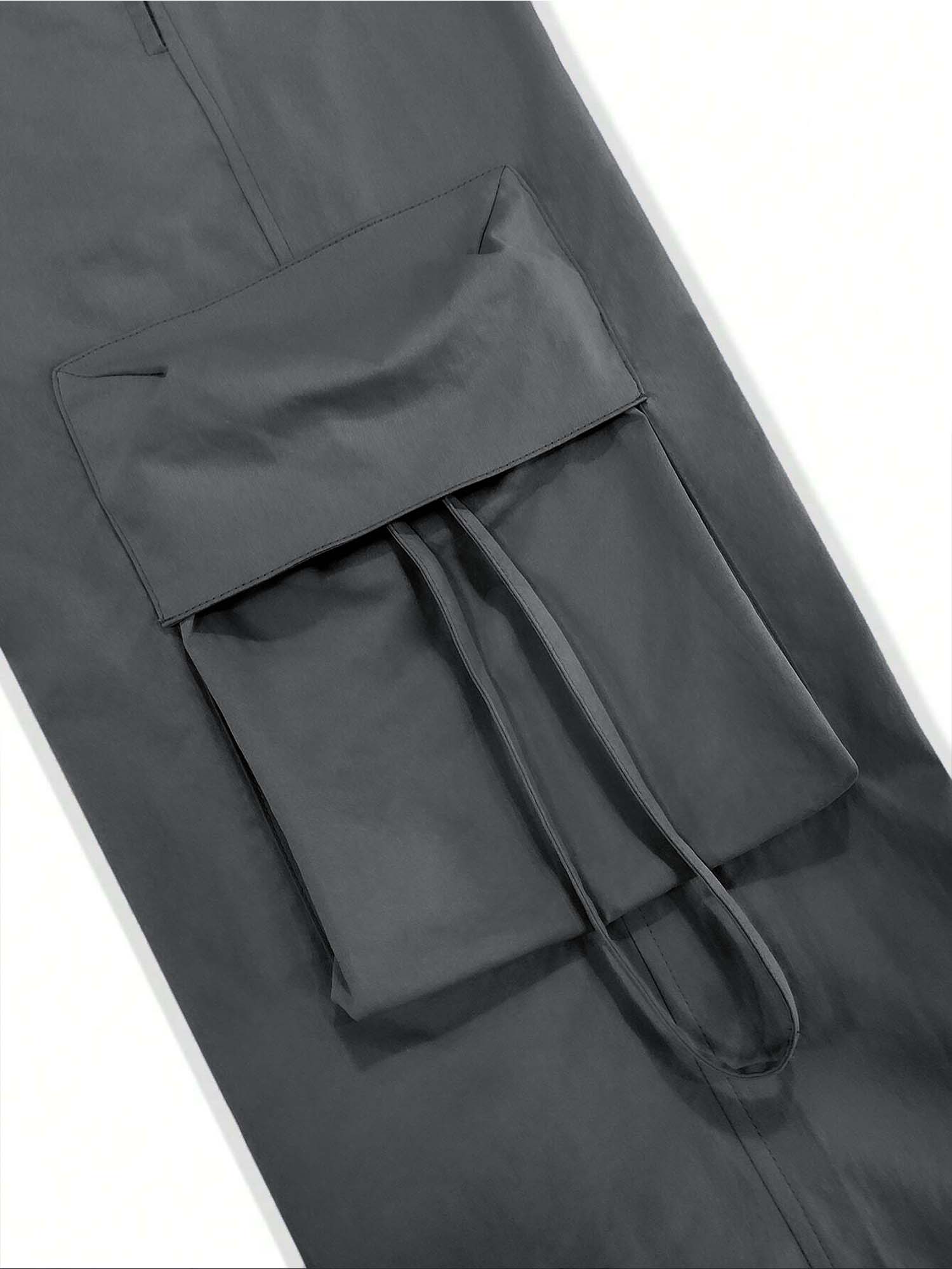 Parachute Umbrella Pocket Dark Grey Cargo