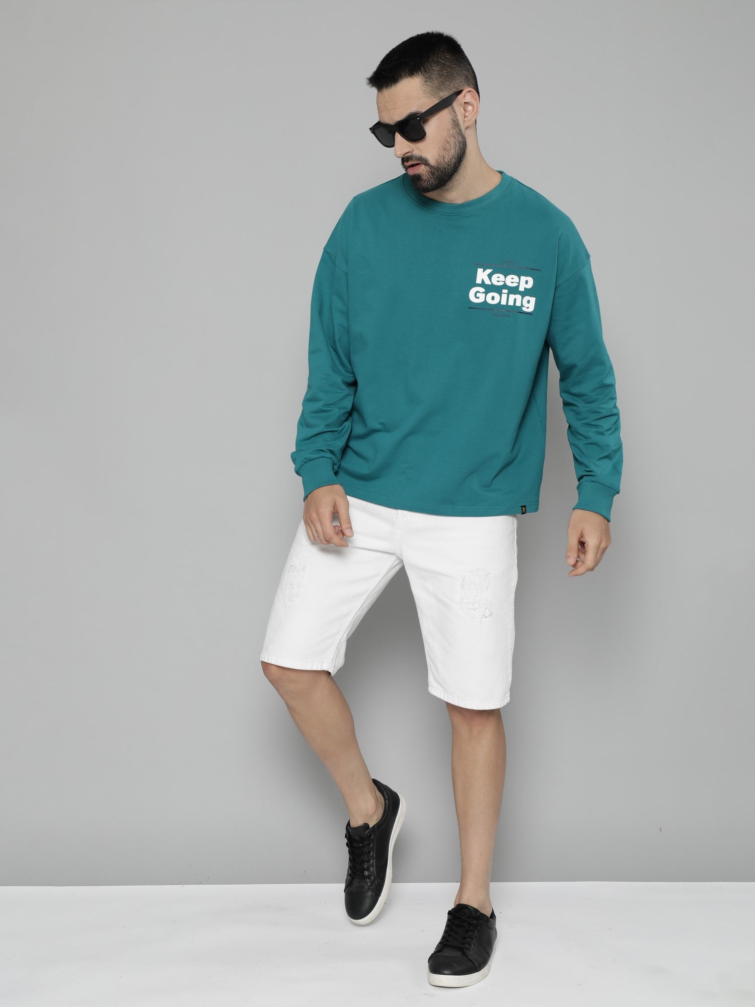 Beyound Teal Blue Sweatshirt