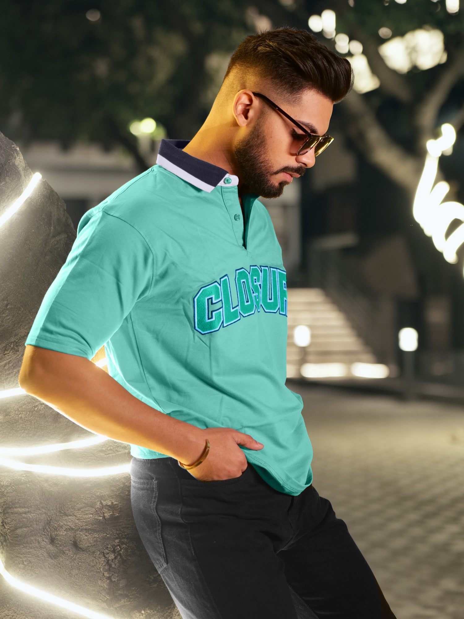 Closure Berly Green Polo Tshirt