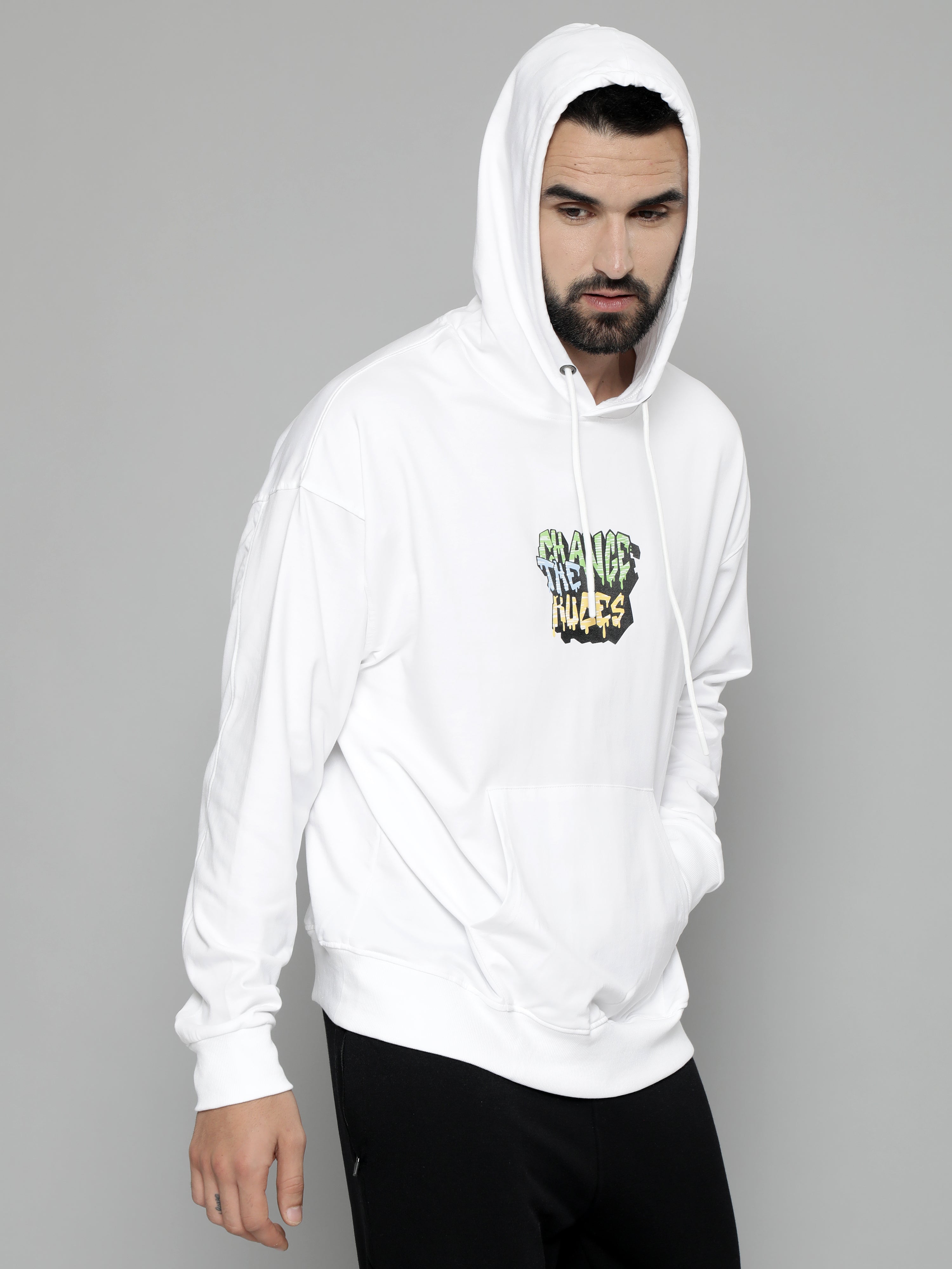 Change Rules White Loose fit Sweatshirt