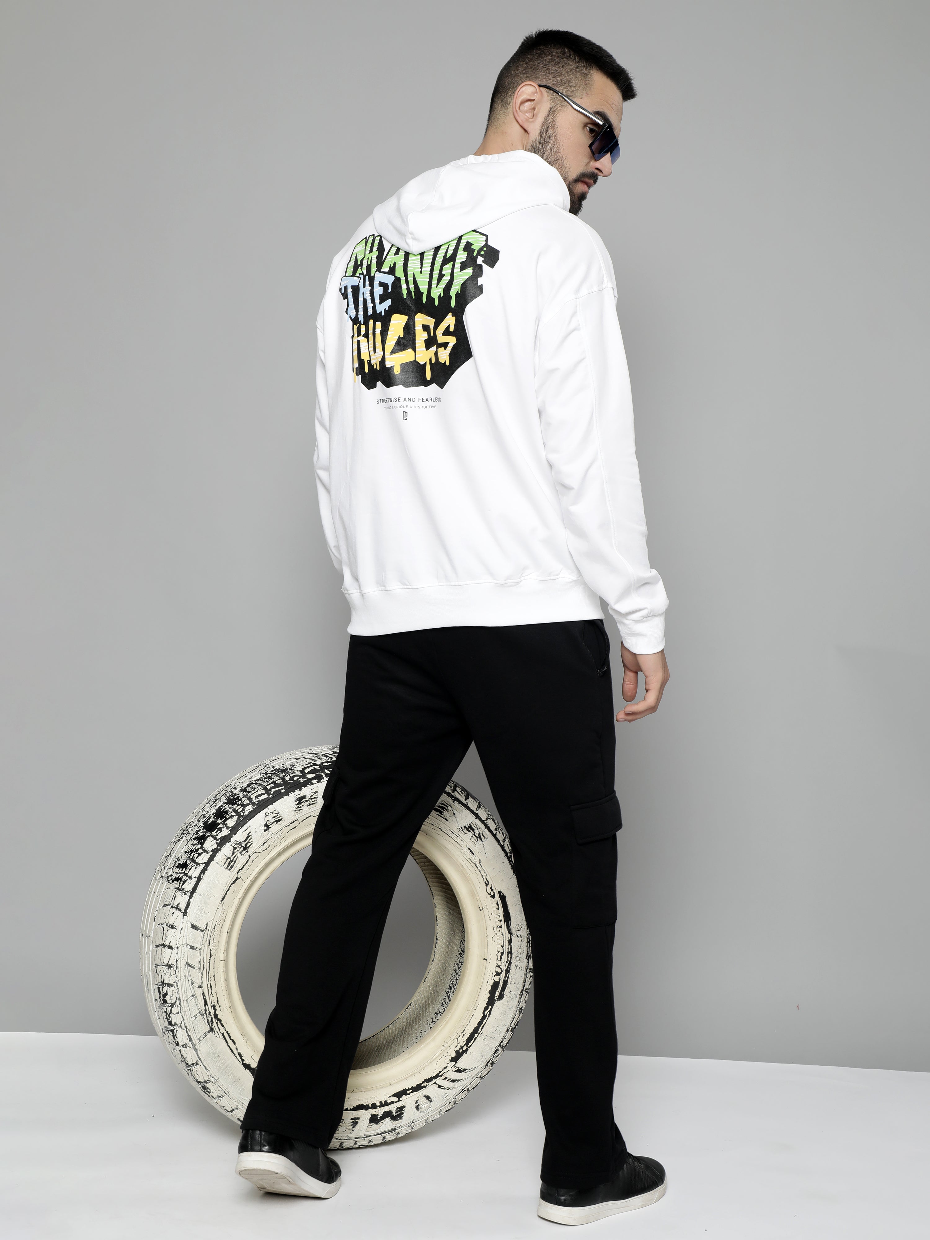 Change Rules White Loose fit Sweatshirt