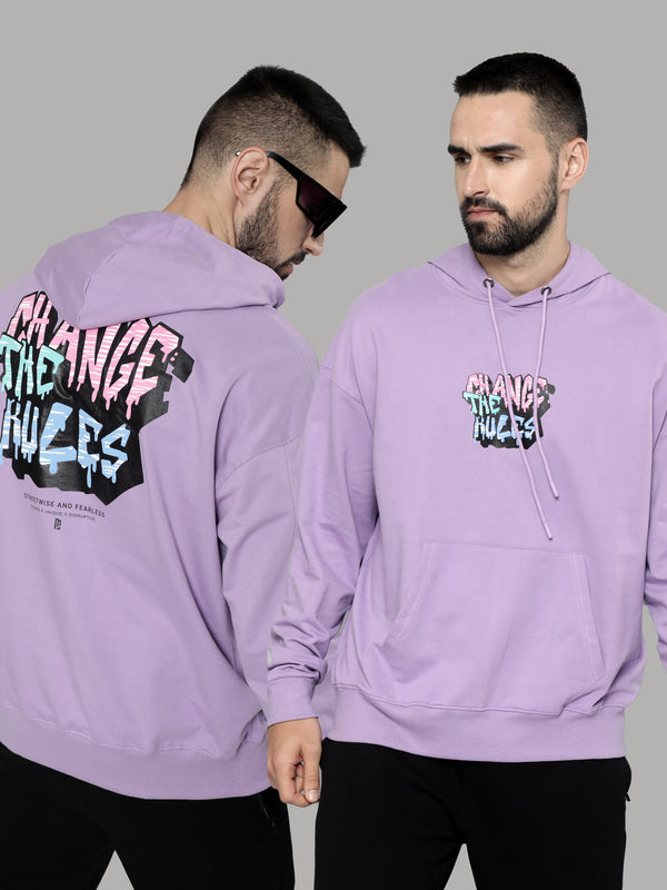 Change Rules Lavender Loose fit Sweatshirt