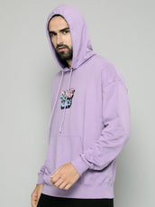 Change Rules Lavender Loose fit Full Sleeve Sweatshirt