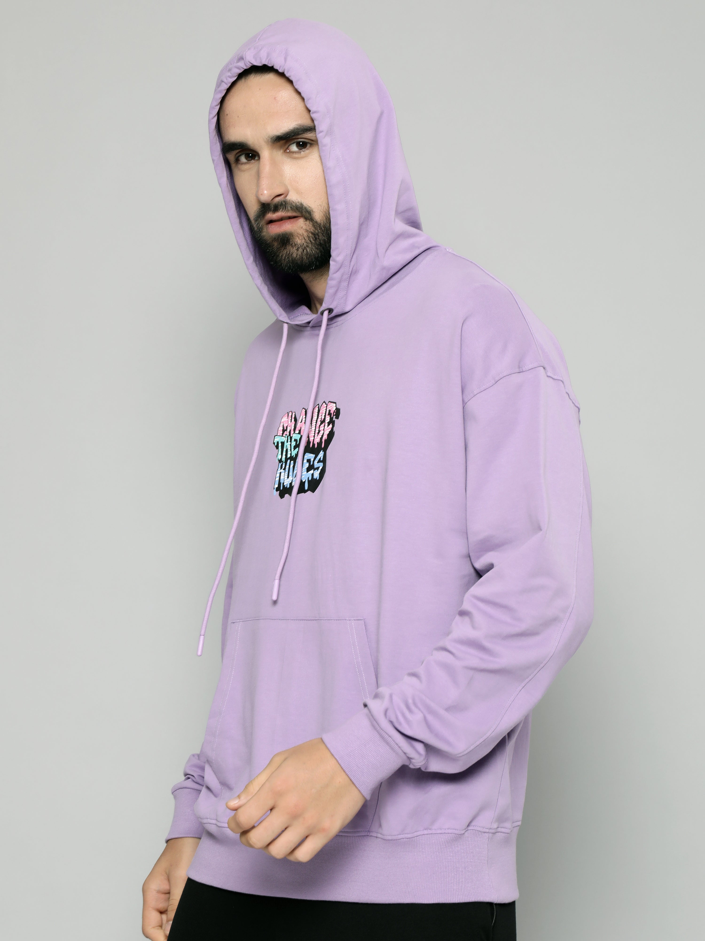 Change Rules Lavender Loose fit Sweatshirt