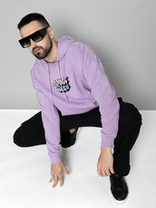 Change Rules Lavender Loose fit Full Sleeve Sweatshirt
