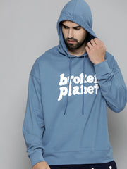 Broken Planet Denim Blue Full Sleeve Sweatshirt