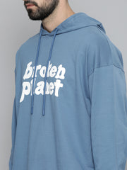 Broken Planet Denim Blue Full Sleeve Sweatshirt