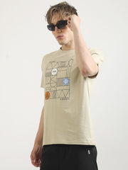 Brilliance Biscuit, Black Half Sleeve T-Shirt