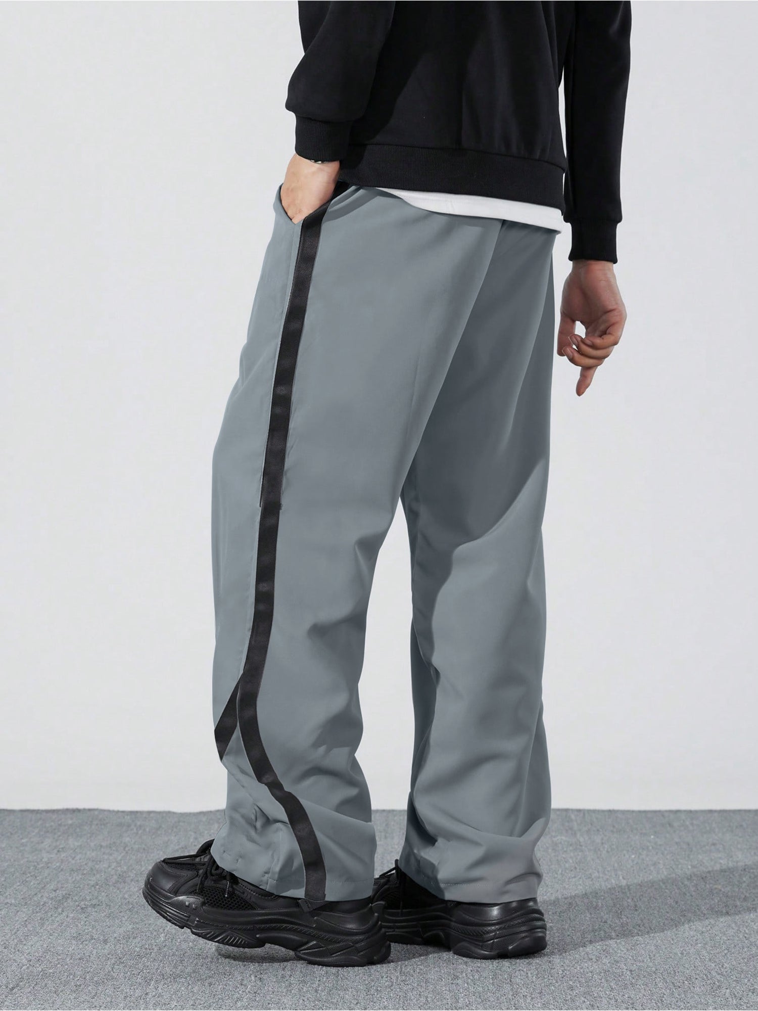 Cozemod Light Grey Baggy Fit Pant