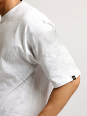 Inksplatter White Half Sleeve T-Shirt