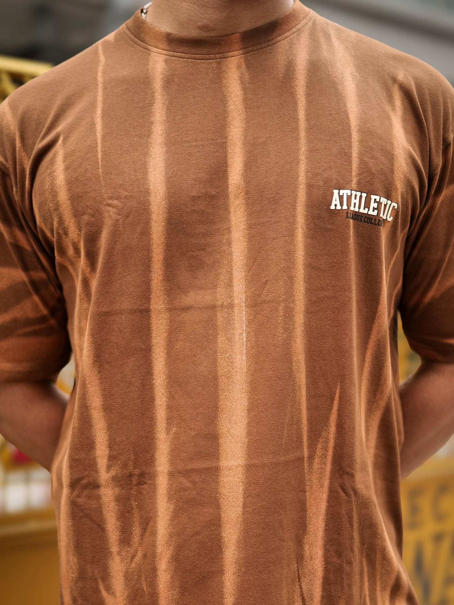 Retro Hand Spray Brown T-Shirt