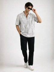 Fadeform White Half Sleeve Polo T-Shirt