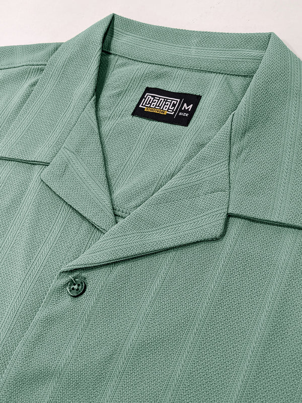 Texture Knit Hunter Green Shirt
