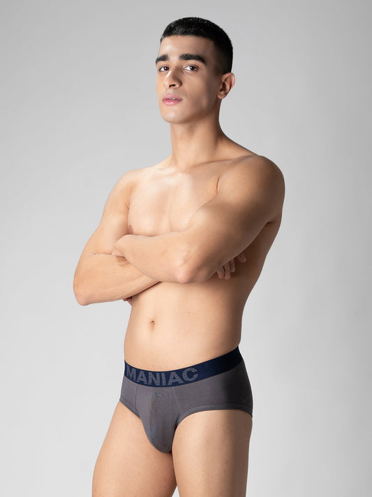 Cotton Grey Brief