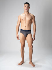 Cotton Grey Brief