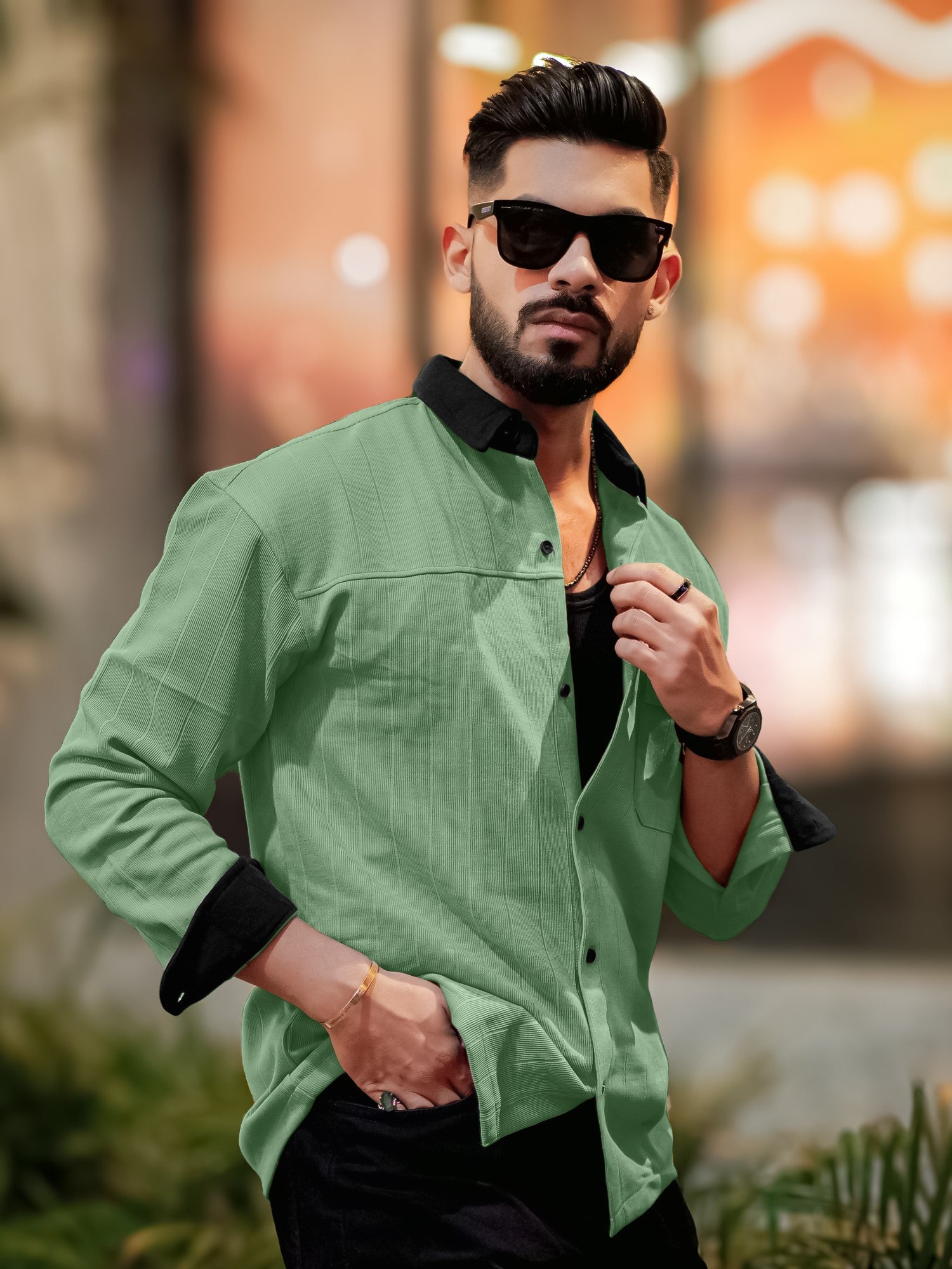 Brooklyn Knit Berly Green Shirt